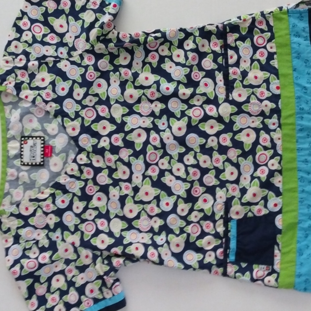 Mary Engelbreit Floral Scrubs - Smock
